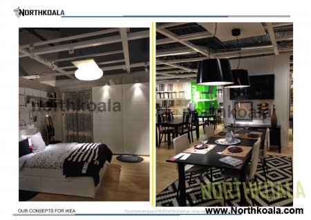 Ikea Style Showroom design Rebranding